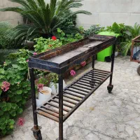 منقل کبابی و فن ایستاده