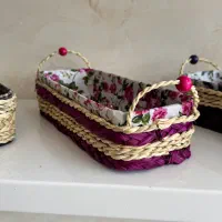 جایه قاشق چنگال حصیری به صورت عمده