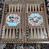 تخته نرد مینا کاری اصل