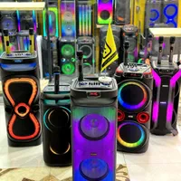 اسپیکر بلوتوثی حرفه‌ای دیجی دار +میکروفون+گارانتی