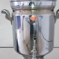سماورگازی هیئتی،مجلسی بزرگ سنگین وزن برنجی