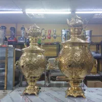 سماور برنجی سماور زغالی سماور برنجی ۲۵ لیتری