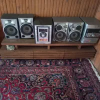زیر تلویزیون و ضبط و چهار عدد باند سالم و نو