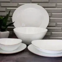 سرویس آرکوپال ساده لب طلایی مارک دینو ۲۴ نفره