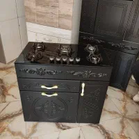 اوجاق گاز/صفحه شیشه ای/مشکی