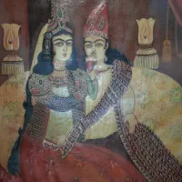 تابلو نقاشی سبک قهوه خانه ای