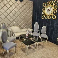 مبل ۷ نفره بیضی با میز