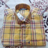 پیراهن مردونه نو با اتیکت سایز xxl جنس لنین