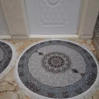 فرش گرد نو جفت