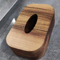 جعبه دستمال کاغذی چوبی مگنتی ( آهنربایی)