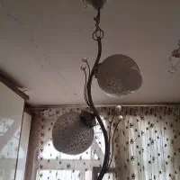 لوستر ۲ شاخه حباب دار