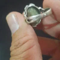 دوعدد انگشتر فیروزه وشرف شمس