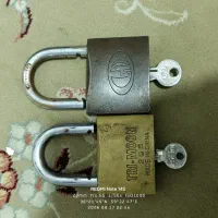 قفل برنجی و ساده