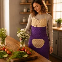 پیش بند آشپزخانه مدل گلبرگ /لالاروژ