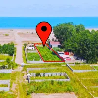 505متر زمین ساحلی بر دوم دریا/2نبش/ آماده ساخت