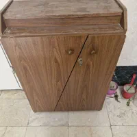 جاکفشی چوبی ۵ طبقه با کشو