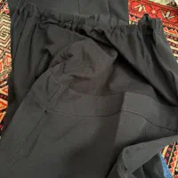 شلوار بارداری مشکی و لی