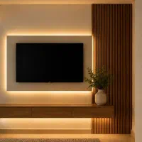 کناف تی وی وال کاغذدیواری ماربل شیت tvwall