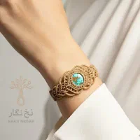 دستبند فیروزه نیشابور اصل + ضمانت‌نامه کتبی