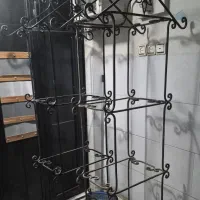 دو عدد استند گلدان فرفورژه