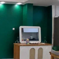 اینه کنسول حصیری لوستر جاکفشی