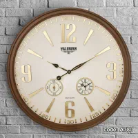 ساعت دیواری سه موتور ارام گرد قطر ۷۰ سانت با ضمانت