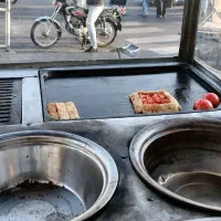 ساندویچ کباب تابه ای صد درصد خونه گی