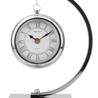 ساعت رومیزس ارتمیس نقره ای مدل ۳۰۲۶۰