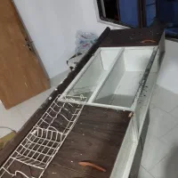 کابینت فلزی با سینگ و آب چکون