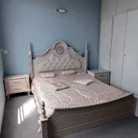 سرویس خواب دو نفره همراه کنسول و دو عدد پاتختی