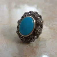 انگشتر مجلسی نقره زنانه