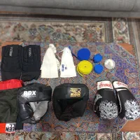 مجموعه کامل وسایل ورزشی رزمی (کیک بوکسینگ)