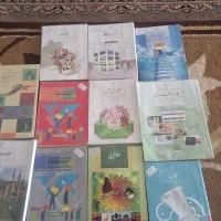 کتب درسی پایه هشتم جلد شده و تمیز