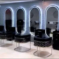 آینه قدی صندلی میزناخن فلزی ترولی سرشور تخت مژه
