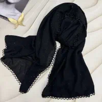 شال نیوا درختی مزونی کار دست(روسری دل‌آرا)