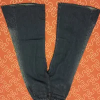 شلوار شافل بگ بغل نگین جنس جین