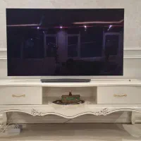 میز تلوزیون چوبی سالم در حد نو