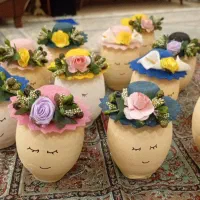 تخم مرغ ،شمع ولوازم هفت سین