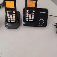تلفن بیسیم پاناسونیک دوگوشی