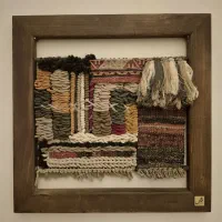 تابلو دست بافت سبک بوهو (تابلو روستیک)