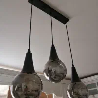 لوستر سه حباب جدید نو