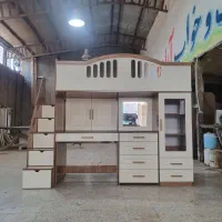تخت دو طبقه طرح یک نفره آپادانا