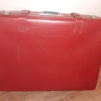 چمدان  دهه پنجاه خیلی قدیمی کلکسیونی دکوری