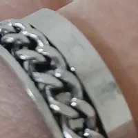انگشتر استیل رنگ ثابت