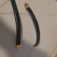 دستبند.  چرم