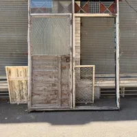 درب اهنی دو لنگه سنگین