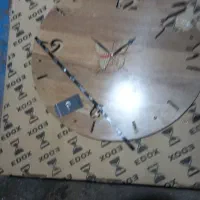 ساعت دیواری ام دی اف ادوکس مدل پروانه
