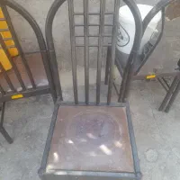 ۵ عدد صندلی دفتری آلمنیومی در حد نو همه ۵ تومن