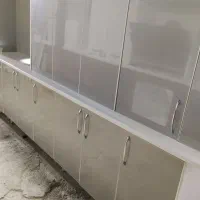فروش کابینت دست دوم های گلاس ترک رنگ طوسی