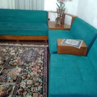 مبل ال هفت نفره با میز وسط،